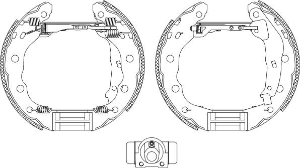 Mintex MSP318 - Bremžu loku komplekts www.autospares.lv