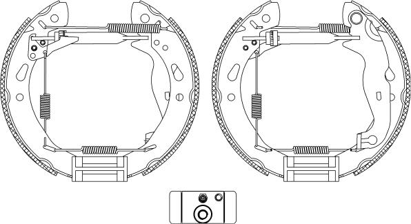 Mintex MSP336 - Bremžu loku komplekts www.autospares.lv