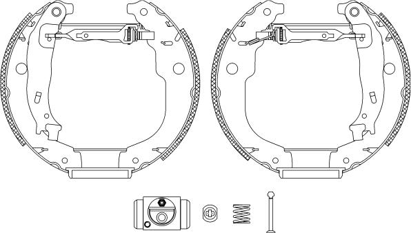 Mintex MSP333 - Bremžu loku komplekts autospares.lv