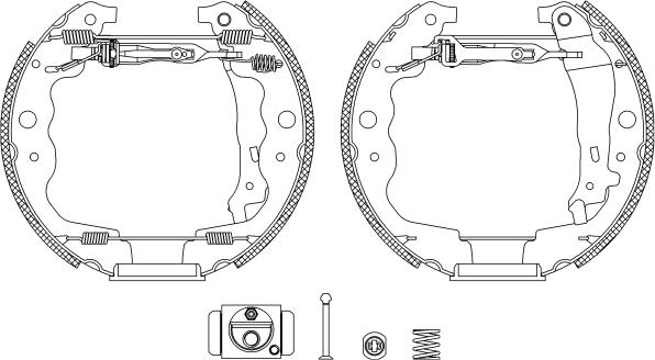 Mintex MSP337 - Bremžu loku komplekts www.autospares.lv