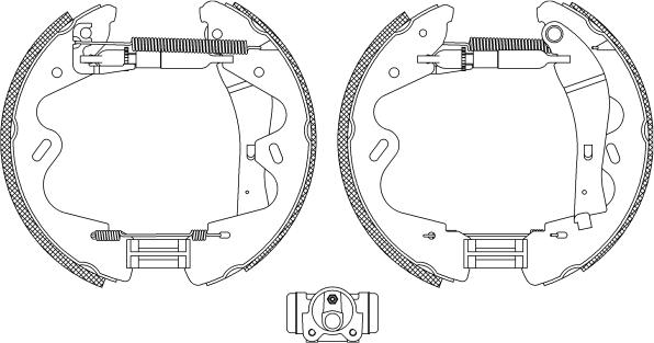 Mintex MSP329 - Bremžu loku komplekts www.autospares.lv