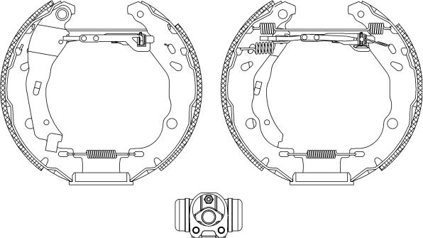 Mintex MSP326 - Brake Shoe Set www.autospares.lv