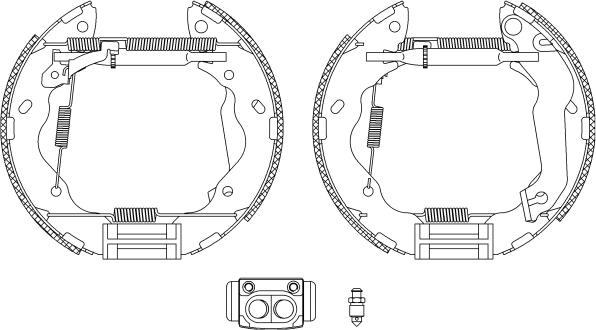 Mintex MSP320 - Bremžu loku komplekts www.autospares.lv