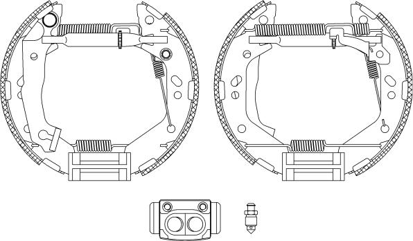 Mintex MSP321 - Bremžu loku komplekts www.autospares.lv