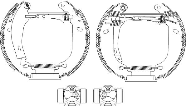 Mintex MSP294 - Bremžu loku komplekts www.autospares.lv