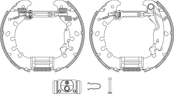 Mintex MSP296 - Bremžu loku komplekts www.autospares.lv