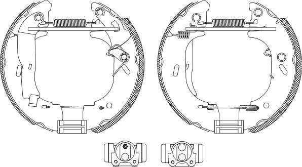 Mintex MSP207 - Bremžu loku komplekts www.autospares.lv