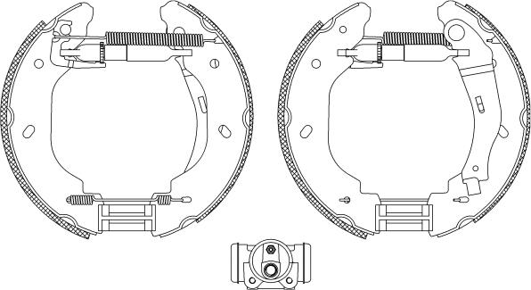 Mintex MSP285 - Bremžu loku komplekts www.autospares.lv