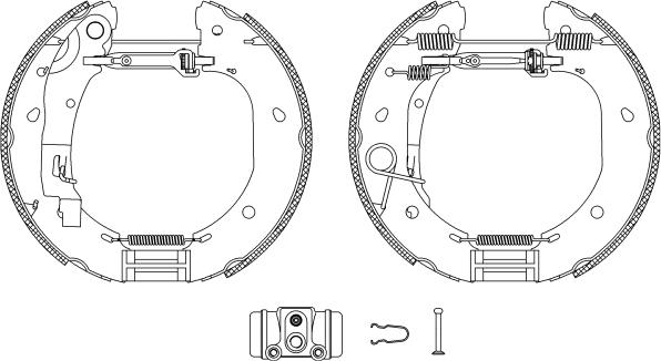 Mintex MSP286 - Bremžu loku komplekts www.autospares.lv