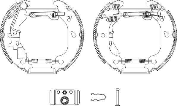 Mintex MSP222 - Bremžu loku komplekts www.autospares.lv