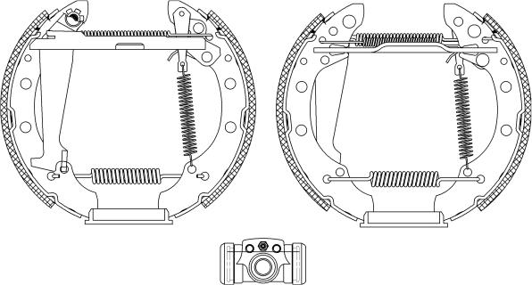 Mintex MSP279 - Brake Shoe Set www.autospares.lv