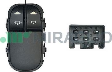 Miraglio 121/FRB76006 - Выключатель, стеклоподъемник www.autospares.lv