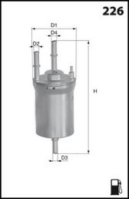 MISFAT E103 - Fuel filter www.autospares.lv