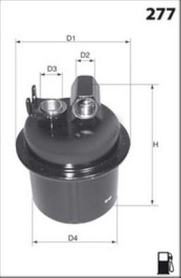 MISFAT E123 - Degvielas filtrs www.autospares.lv