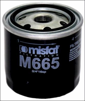 MISFAT M665 - Топливный фильтр www.autospares.lv