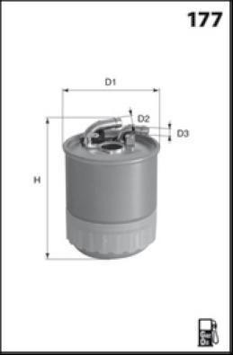 MISFAT M657 - Degvielas filtrs www.autospares.lv