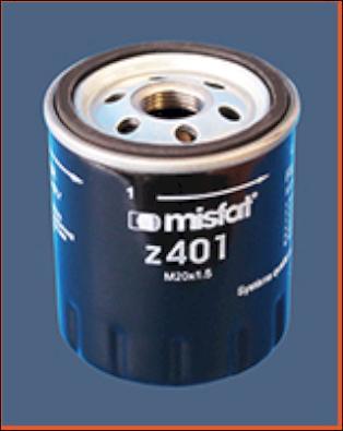 MISFAT Z401 - Eļļas filtrs www.autospares.lv