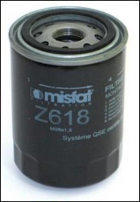 MISFAT Z618 - Eļļas filtrs www.autospares.lv