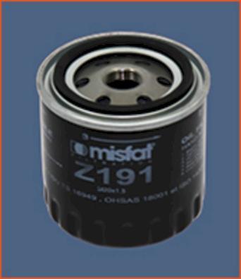 MISFAT Z191 - Eļļas filtrs www.autospares.lv