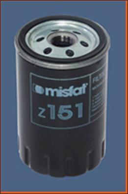 MISFAT Z151 - Eļļas filtrs autospares.lv