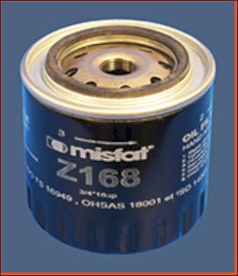 MISFAT Z168 - Oil Filter www.autospares.lv