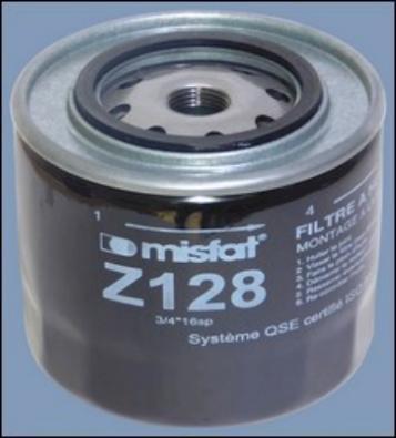 MISFAT Z128 - Eļļas filtrs www.autospares.lv