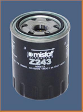 MISFAT Z243 - Eļļas filtrs www.autospares.lv