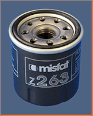 MISFAT Z263 - Масляный фильтр www.autospares.lv