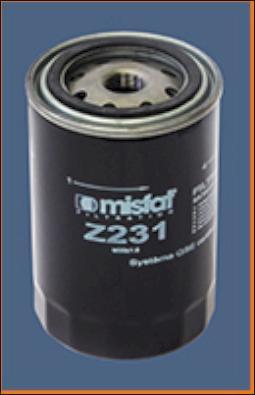 MISFAT Z231 - Eļļas filtrs www.autospares.lv