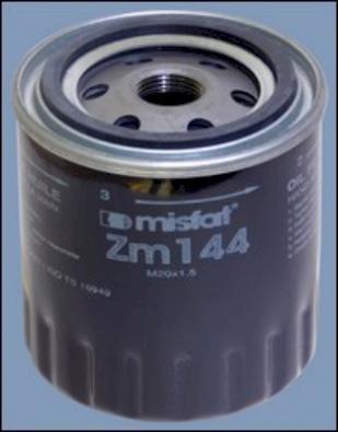 MISFAT ZM144 - Масляный фильтр www.autospares.lv