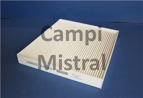 Mistral Filter AVF2613 - Filtrs, Salona telpas gaiss www.autospares.lv