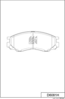 MK Kashiyama D6081H - Bremžu uzliku kompl., Disku bremzes www.autospares.lv