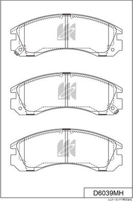 Blue Print ADC44222AF - Bremžu uzliku kompl., Disku bremzes www.autospares.lv