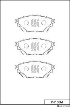 MK Kashiyama D6133M - Bremžu uzliku kompl., Disku bremzes www.autospares.lv