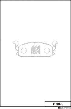 MK Kashiyama D0005 - Bremžu uzliku kompl., Disku bremzes www.autospares.lv