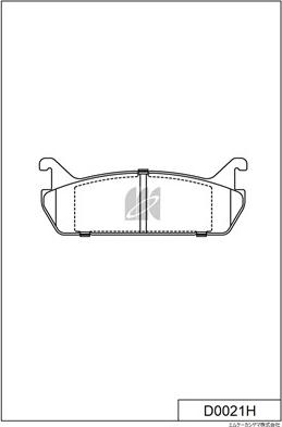 MK Kashiyama D0021H - Bremžu uzliku kompl., Disku bremzes www.autospares.lv