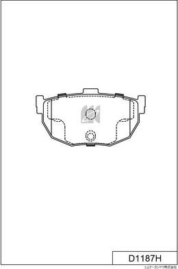 MK Kashiyama D1187H - Bremžu uzliku kompl., Disku bremzes www.autospares.lv