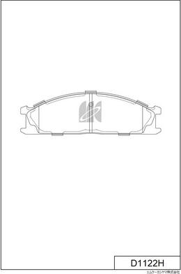 MK Kashiyama D1122H - Bremžu uzliku kompl., Disku bremzes www.autospares.lv