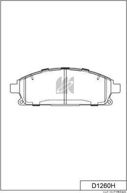 MK Kashiyama D1260H - Bremžu uzliku kompl., Disku bremzes www.autospares.lv