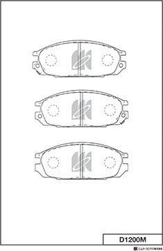 BOSCH 0 986 AB2 143 - Bremžu uzliku kompl., Disku bremzes www.autospares.lv