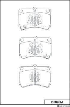 MK Kashiyama D3028M - Bremžu uzliku kompl., Disku bremzes www.autospares.lv