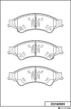 Meyle 025 256 3216 - Bremžu uzliku kompl., Disku bremzes autospares.lv