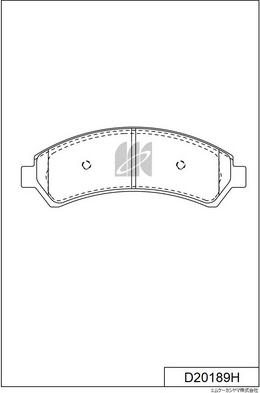 MK Kashiyama D20189H - Bremžu uzliku kompl., Disku bremzes www.autospares.lv