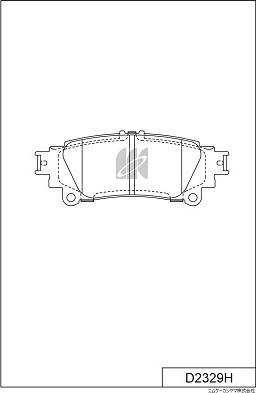 MK Kashiyama D2329H - Bremžu uzliku kompl., Disku bremzes www.autospares.lv