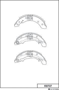 MK Kashiyama K6737 - Bremžu loku komplekts www.autospares.lv