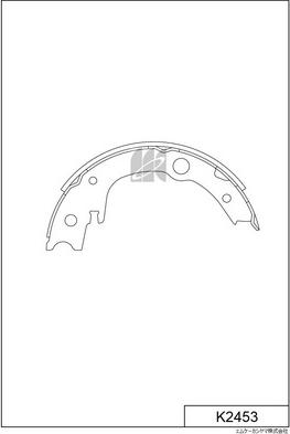 MK Kashiyama K2453 - Bremžu loku komplekts autospares.lv