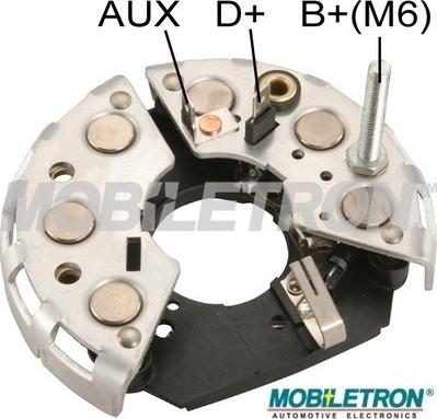 Mobiletron RB-02H - Rectifier, alternator www.autospares.lv