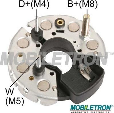 Mobiletron RB-14H - Выпрямитель, диодный мост, генератор www.autospares.lv