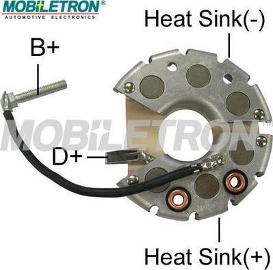 Mobiletron RB-137HV - Выпрямитель, диодный мост, генератор www.autospares.lv