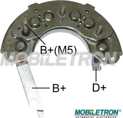 Mobiletron RH-11C - Выпрямитель, диодный мост, генератор www.autospares.lv